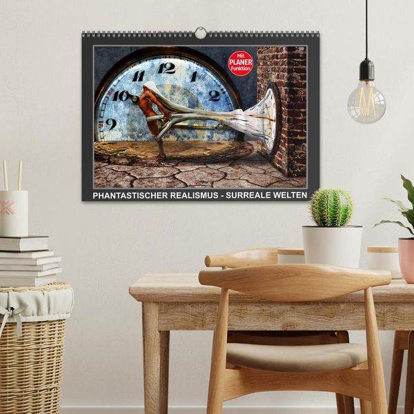 Produktbild: PHANTASTISCHER REALISMUS - SURREALE WELTEN (Wandkalender 2026 DIN A3 quer), CALVENDO Monatskalender