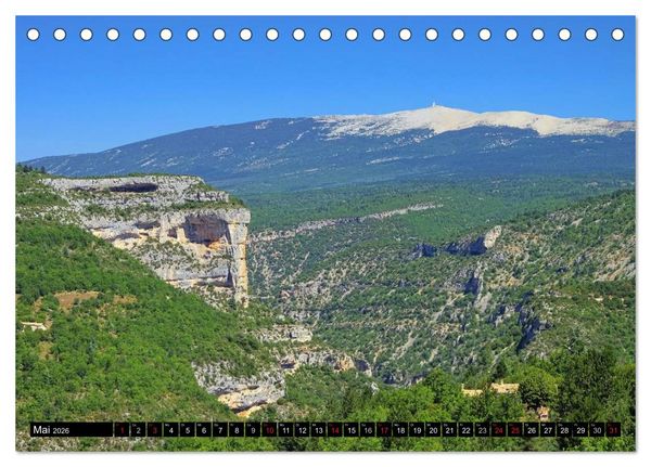 Produktbild: Provence (Tischkalender 2026 DIN A5 quer), CALVENDO Monatskalender