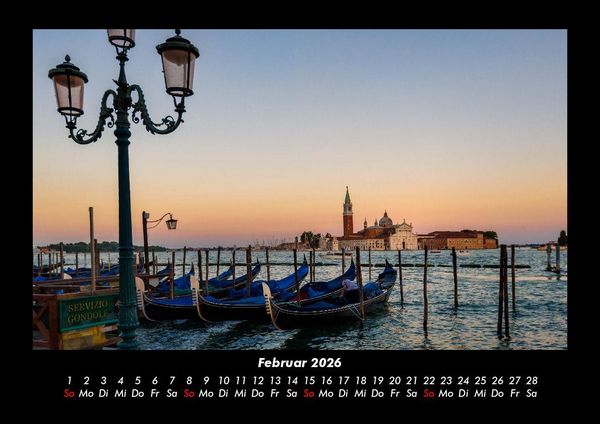 Produktbild: Venedig 2026 Fotokalender DIN A3