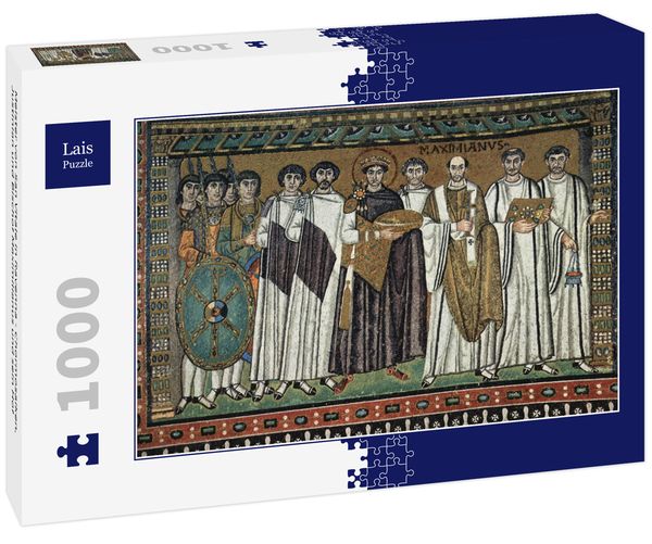 Produktbild: Lais Puzzle Meister von San Vitale in Ravenna - Chormosaiken, Justinian und Bischof Maximilianus und sein Hof 1000 Teile