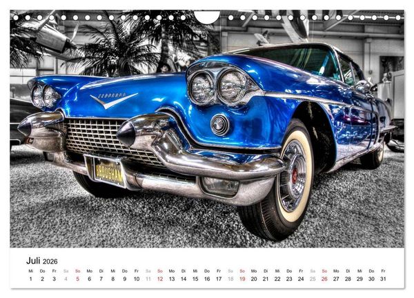 Produktbild: Classic Dream Cars (Wandkalender 2026 DIN A4 quer), CALVENDO Monatskalender