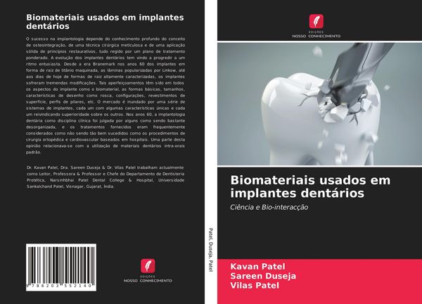 Produktbild: Biomateriais usados em implantes dent&aacute;rios