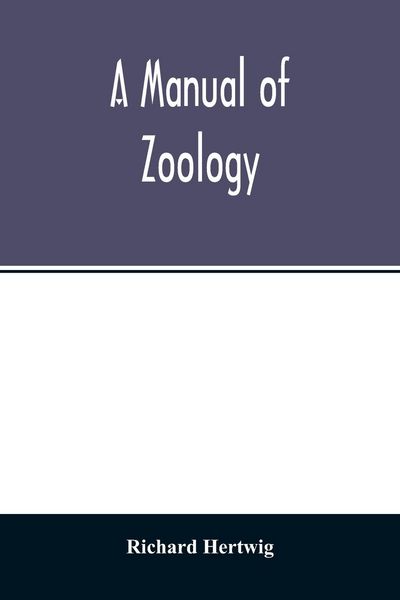 Produktbild: A manual of zoology