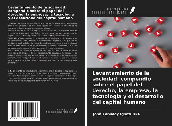 Produktbild: Levantamiento de la sociedad: compendio sobre el papel del derecho, la empresa, la tecnolog&iacute;a y el desarrollo del capital humano