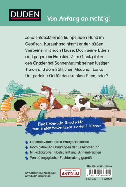Produktbild: Duden Leseprofi &ndash; Rettung f&uuml;r Hund Pepe, 1. Klasse