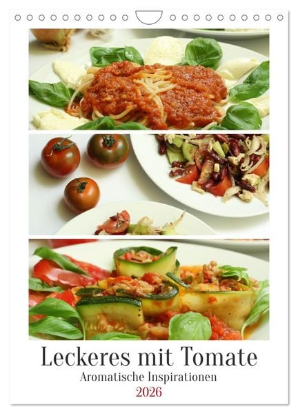 Produktbild: Leckeres mit Tomate (Wandkalender 2026 DIN A4 hoch), CALVENDO Monatskalender