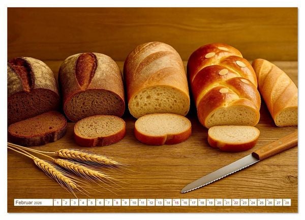 Produktbild: B&auml;cker und Backstuben (Wandkalender 2026 DIN A2 quer), CALVENDO Monatskalender