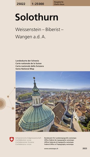 Swisstopo 1 : 25 000 Solothurn, Sonstige von , Swisstopo, 9783302250229