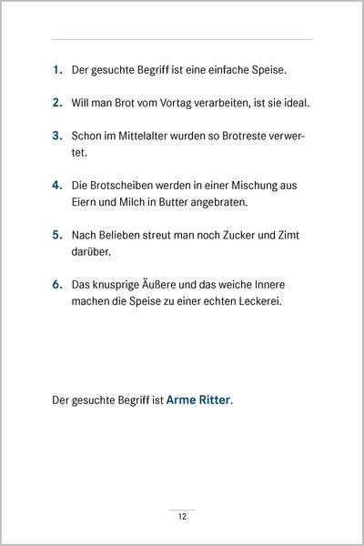 Produktbild: Umschreibungen Essen und Trinken