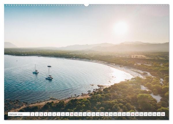 Produktbild: Sardinien. Sch&ouml;ne Landschaften und bunte St&auml;dte. (hochwertiger Premium Wandkalender 2026 DIN A2 quer), Kunstdruck in Hochglanz