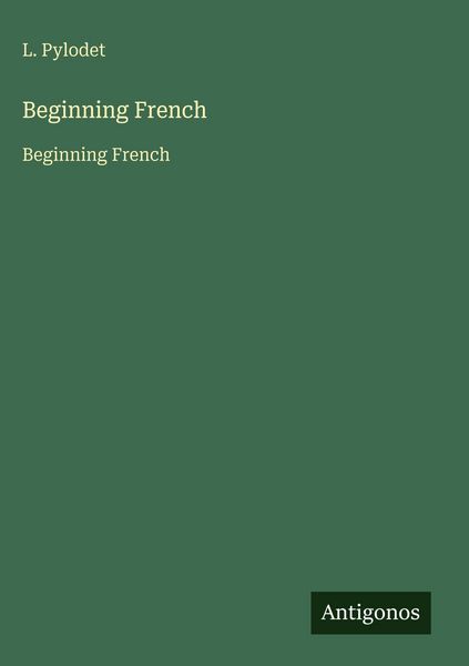 Produktbild: Beginning French