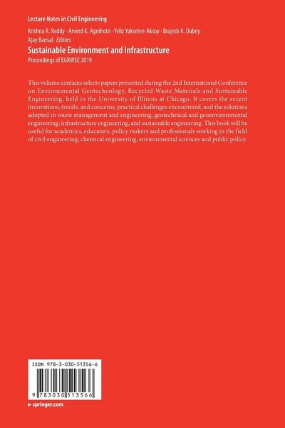 Produktbild: Sustainable Environment and Infrastructure