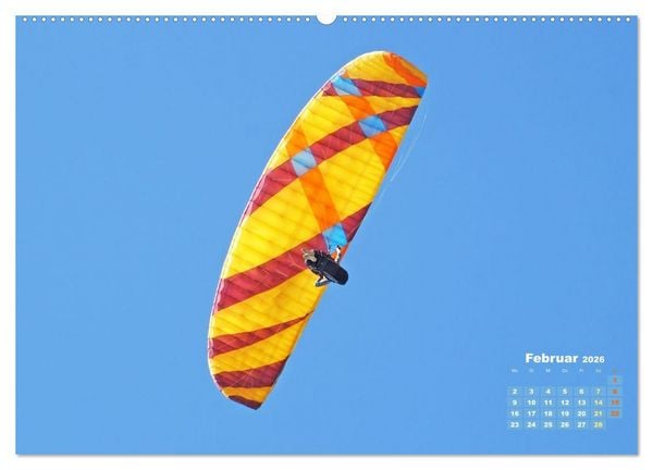 Produktbild: Paragliding: Der Traum vom Fliegen (Wandkalender 2026 DIN A2 quer), CALVENDO Monatskalender
