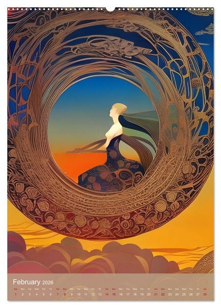 Produktbild: Hidden Beauty (High Quality Premium Wall Calendar 2026 DIN A2 portrait),CALVENDO 12 Month Wall Calendar