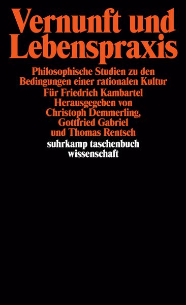 Produktbild: Vernunft und Lebenspraxis