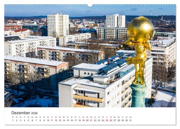 Produktbild: Potsdam - UNESCO Weltkulturerbe und Stadt der Schl&ouml;sser und G&auml;rten (Wandkalender 2026 DIN A2 quer), CALVENDO Monatskalender