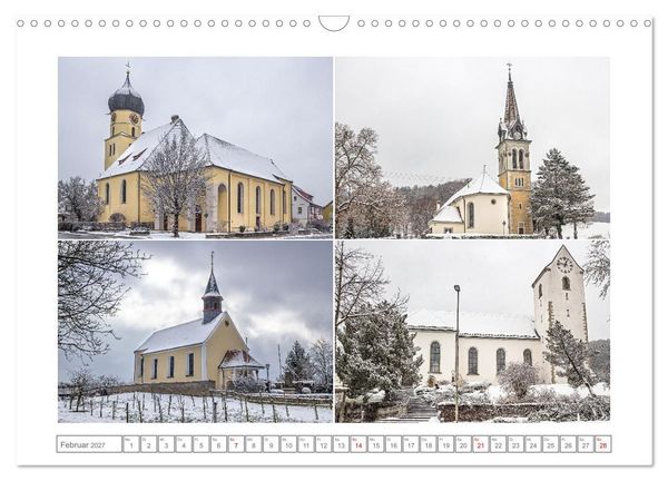 Produktbild: Gottesh&auml;user am Bodensee (Wandkalender 2027 DIN A3 quer), CALVENDO Monatskalender