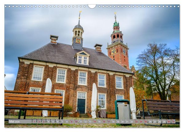Produktbild: Ein Blick auf Leer (Ostfriesland) (Wandkalender 2026 DIN A3 quer), CALVENDO Monatskalender