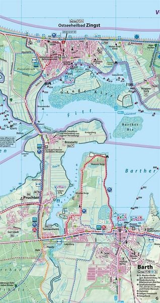 Produktbild: Rad- und Wanderkarte Fischland-Dar&szlig;-Zingst