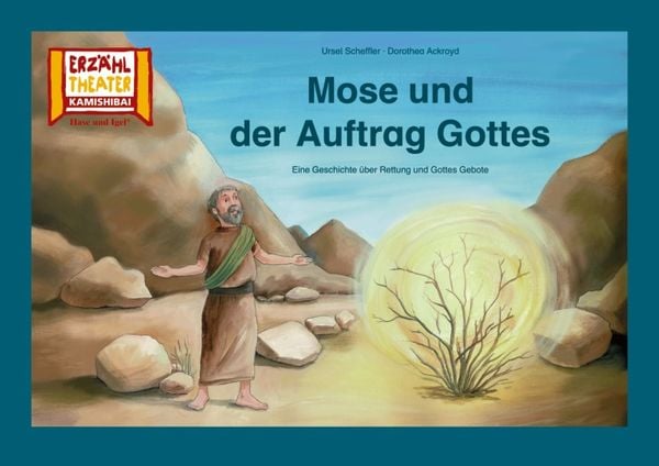 Mose und der Auftrag Gottes / Kamishibai Bildkarten, Nonbook von Dorothea Ackroyd,Ursel Scheffler, Hase und Igel Verlag