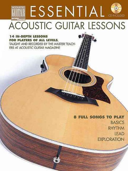 Produktbild: Essential Acoustic Guitar Lessons: 14 In-Depth Lessons for Players of All Levels