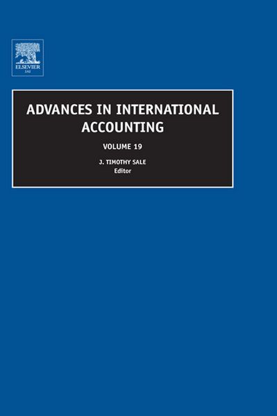 Produktbild: Advances in International Accounting