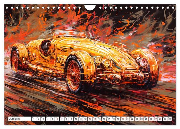Produktbild: Neon Speed (Wandkalender 2026 DIN A4 quer), CALVENDO Monatskalender