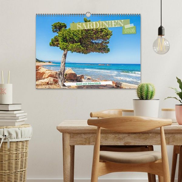 Produktbild: Sardinien Insel mit Meerblick (Wandkalender 2026 DIN A3 quer), CALVENDO Monatskalender