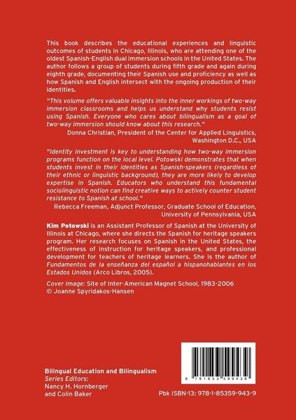 Produktbild: Language and Identity in a Dual Immersion School