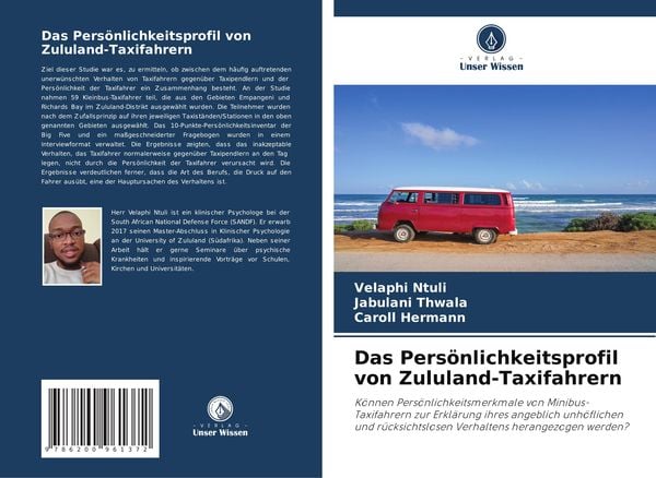 Produktbild: Das Pers&ouml;nlichkeitsprofil von Zululand-Taxifahrern