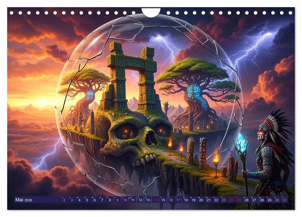 Produktbild: Nyorana &ndash; Die verborgene Insel (Wandkalender 2026 DIN A4 quer), CALVENDO Monatskalender