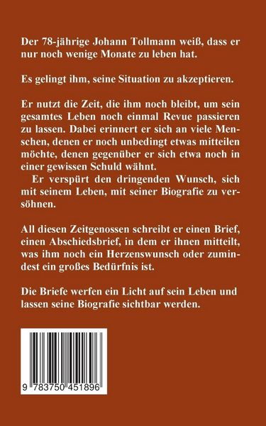 Produktbild: Abschiedsbriefe eines Sterbenden