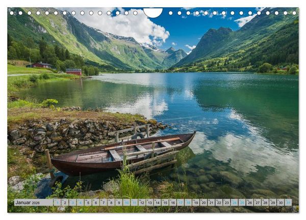 Produktbild: Sommer in Norwegen (Wandkalender 2026 DIN A4 quer), CALVENDO Monatskalender