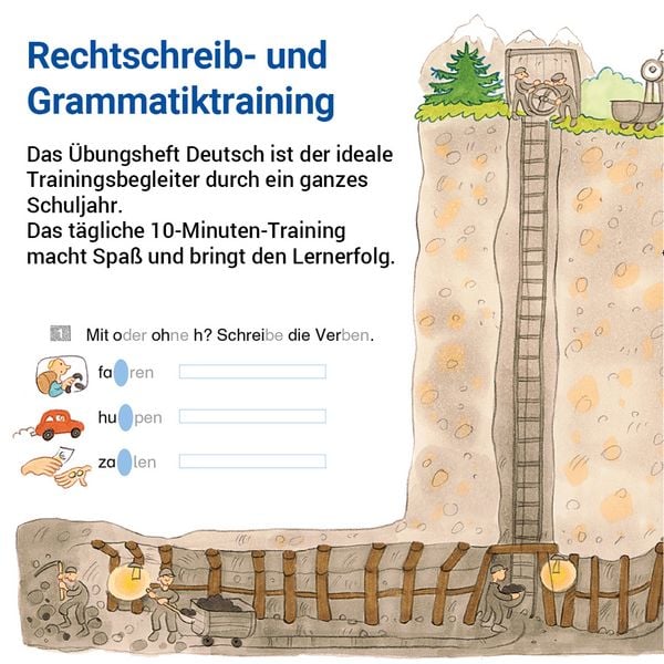 Produktbild: Das &Uuml;bungsheft Deutsch 3