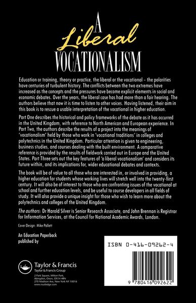 Produktbild: A Liberal Vocationalism