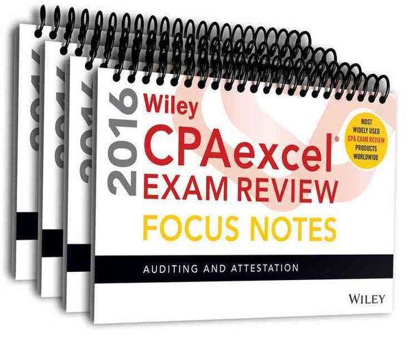 Produktbild: Wiley CPAexcel Exam Review 2016 Focus Notes Set