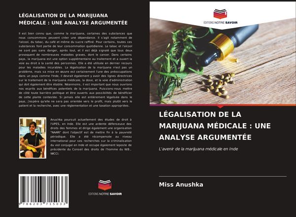 Produktbild: L&eacute;galisation De La Marijuana M&eacute;dicale : Une Analyse Argument&eacute;e