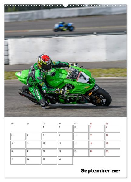 Produktbild: SuperBikes (Wandkalender 2027 DIN A2 hoch), CALVENDO Monatskalender