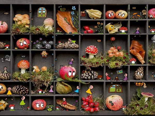 Produktbild: CALVENDO Puzzle Pankies lieben den Herbst | 1000 Teile Lege-Gr&ouml;&szlig;e 64x48cm Foto-Puzzle f&uuml;r gl&uuml;ckliche Stunden