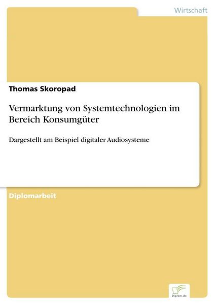 Produktbild: Vermarktung von Systemtechnologien im Bereich Konsumg&uuml;ter