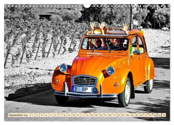 Produktbild: Citro&euml;n 2CV - Entenparade (Wandkalender 2026 DIN A3 quer), CALVENDO Monatskalender