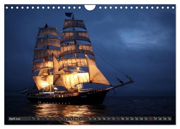 Produktbild: Segelimpressionen (Wandkalender 2026 DIN A4 quer), CALVENDO Monatskalender