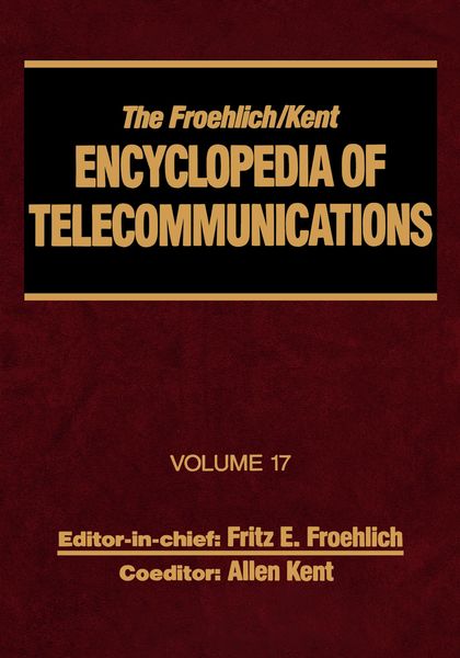 Produktbild: The Froehlich/Kent Encyclopedia of Telecommunications