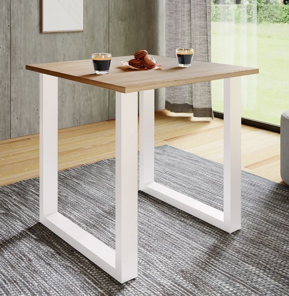 Produktbild: Premium Holz Esstisch K&uuml;chentisch Xona U 80x80