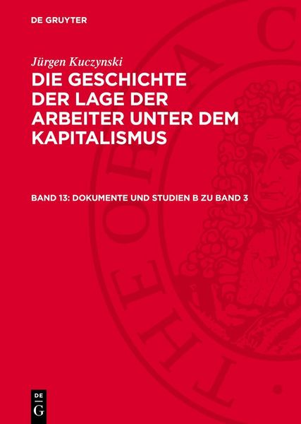 Produktbild: Dokumente und Studien B zu Band 3