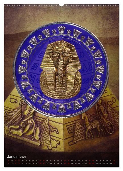 Produktbild: M&uuml;nzen - Geld aus aller Welt (hochwertiger Premium Wandkalender 2026 DIN A2 hoch), Kunstdruck in Hochglanz