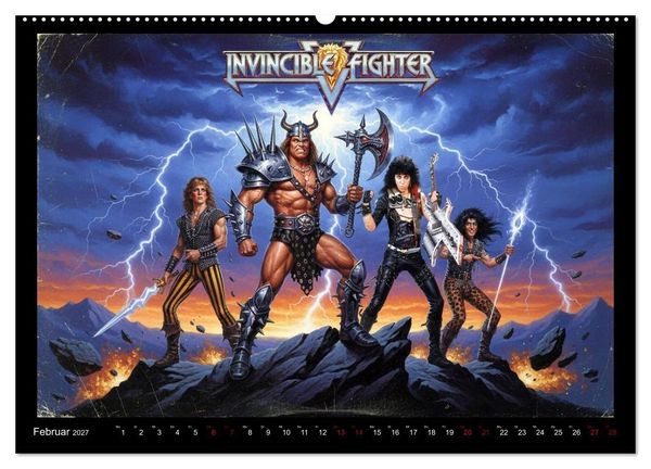 Produktbild: Schrill, bizarr und wilde Haare (hochwertiger Premium Wandkalender 2027 DIN A2 quer), Kunstdruck in Hochglanz