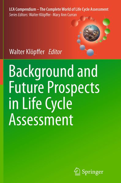 Produktbild: Background and Future Prospects in Life Cycle Assessment