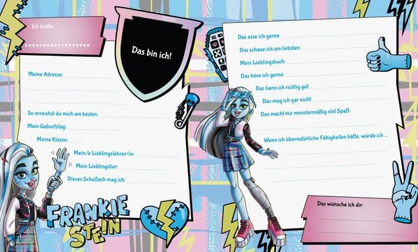 Produktbild: Monster High: Mein Freundebuch
