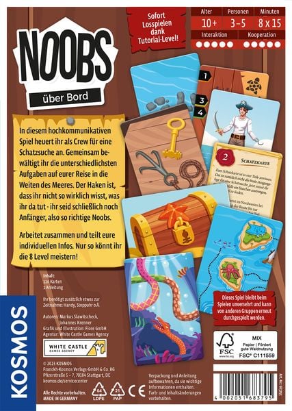 Produktbild: KOSMOS - Noobs über Bord